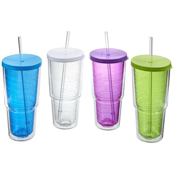 Arrow Home Products 000 Travel Tumbler, 24 oz Capacity, Plastic, Insulated 15
